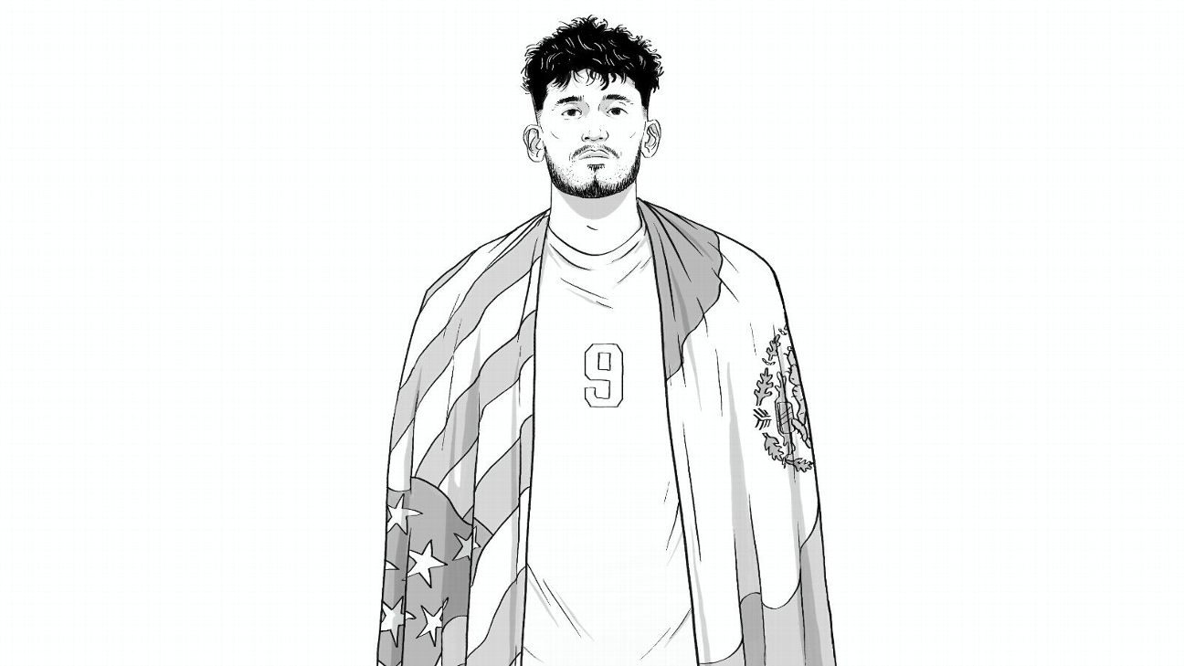 佩皮从埃尔帕索草根球场走向美国队与世界杯